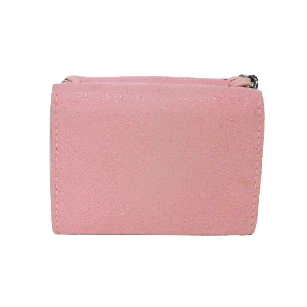 Stella McCartney Pre-owned Suede wallets Pink Dames