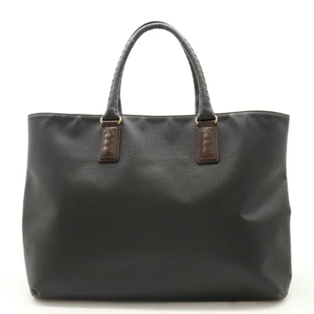 Bottega Veneta Vintage Pre-owned Canvas totes Black Dames