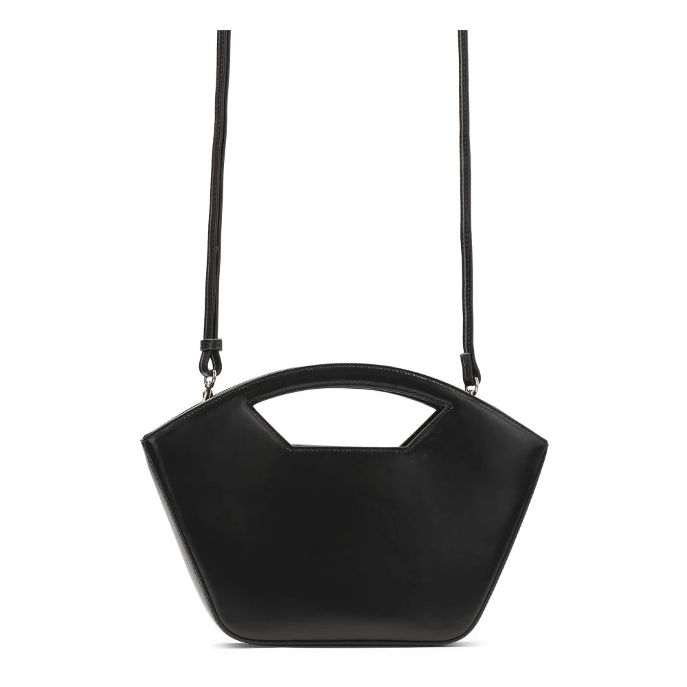 Kazar Studio Zwarte handtas met stijve constructie Black Dames
