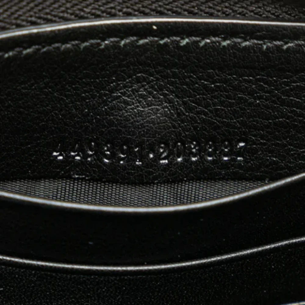Gucci Vintage Pre-owned Leather wallets Black Dames