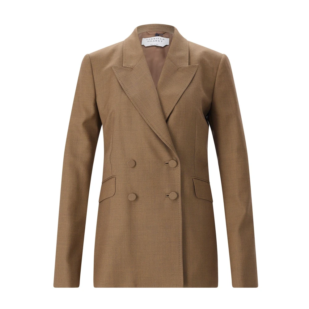 Gabriela Hearst Donna Marrone Giacche, L, New,