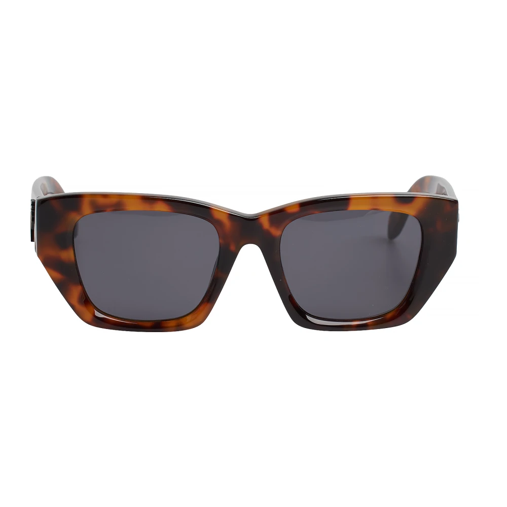 Palm Angels Women's Brown Square Cat-Eye Sunglasses - Sunglasses - One Size - Accessories