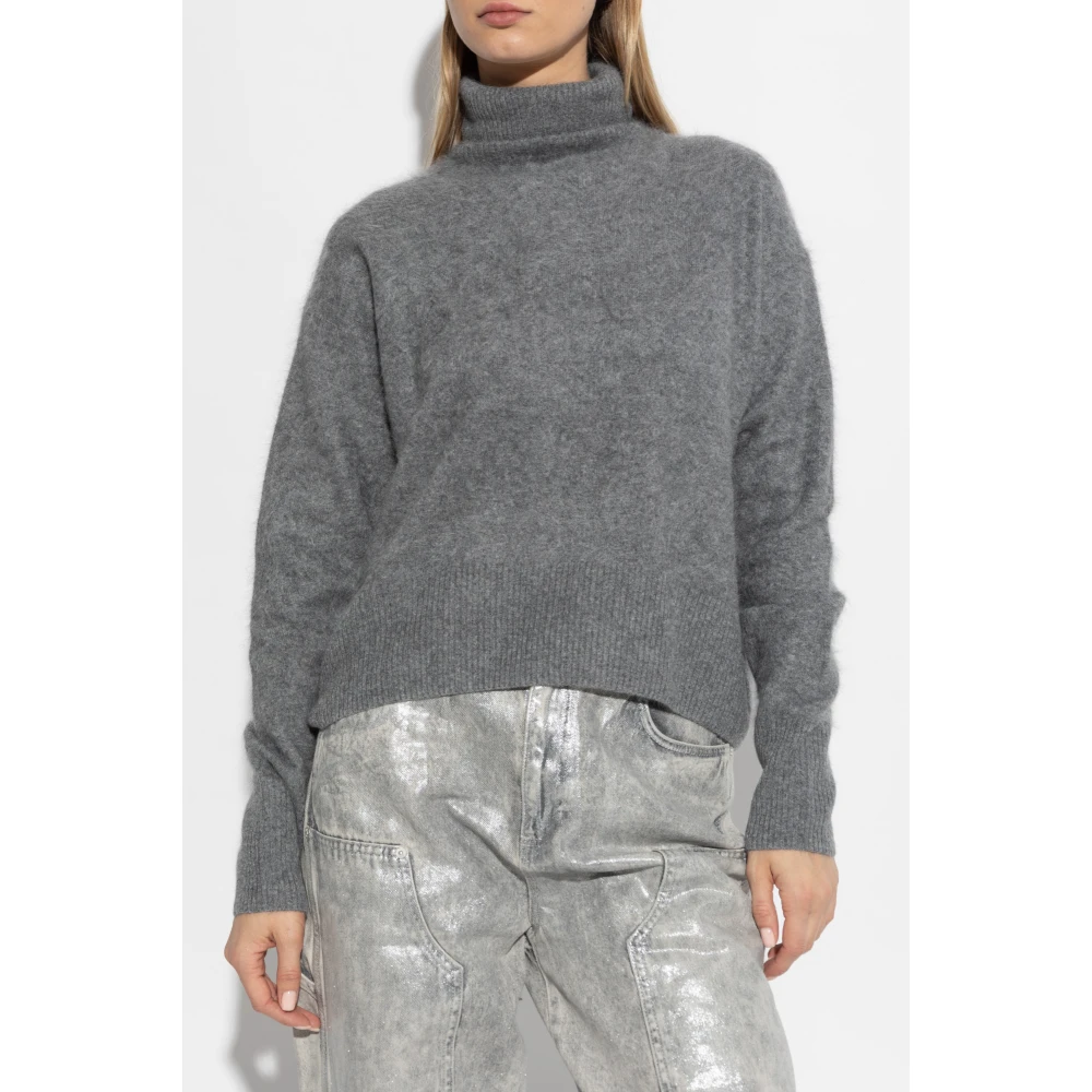 AllSaints Kasjmier Turtleneck Rebel Gray Dames