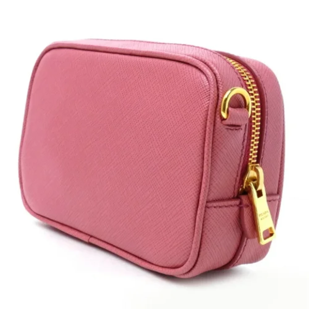 Prada Vintage Pre-owned Leather prada-bags Pink Dames