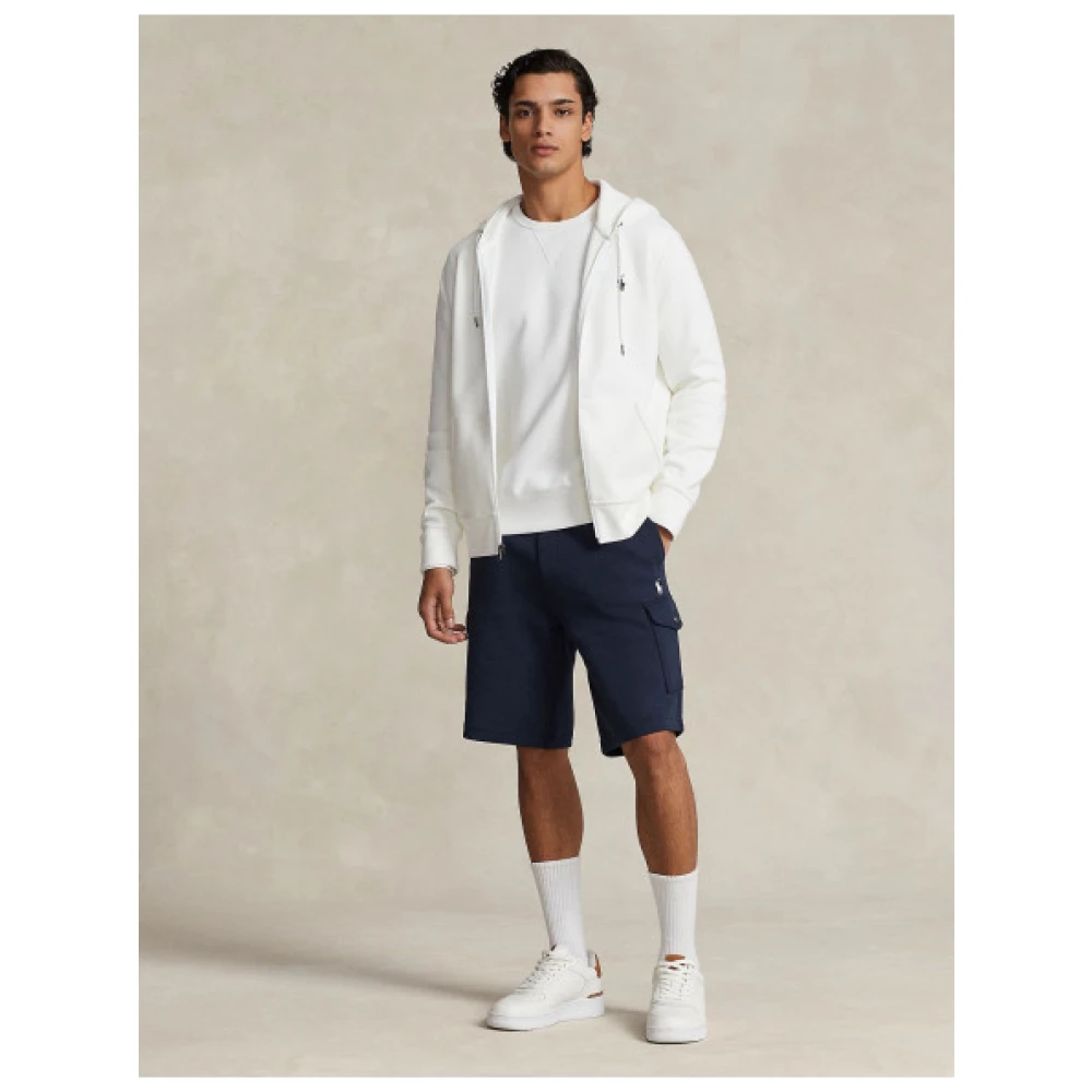 Polo Ralph Lauren Zip Hoodie Sweater White Heren