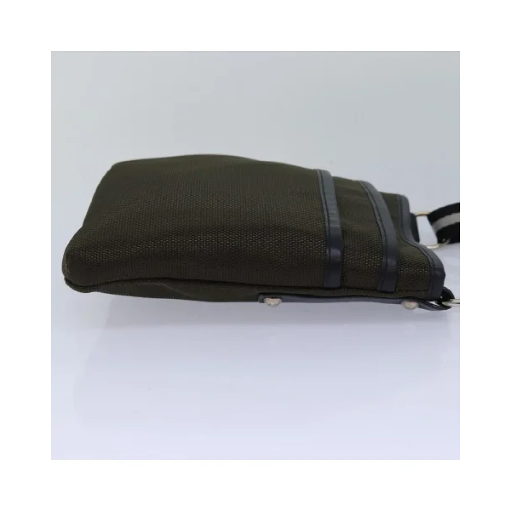 Bally Pre-owned Nylon shoulder-bags Green Dames