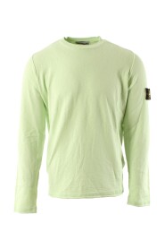 Zielony Sweter z Mieszanki Bawełny dla Mężczyzn