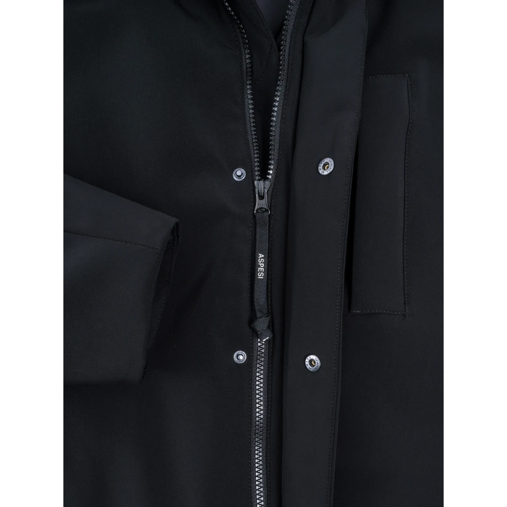 Aspesi Winterparka Liam Black Heren