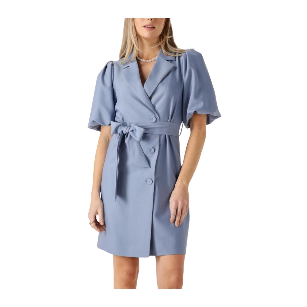 Notre-v Betoverende Blauwe Mini Jurk Blue Dames