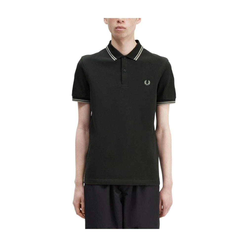 Fred Perry Men's Green Polo Shirts, S, Classic Polo Shirt