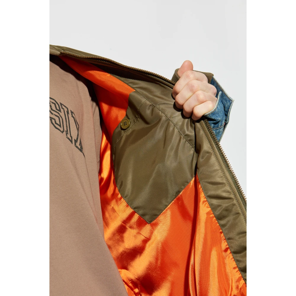 MM6 Maison Margiela Jas van Gemengde Materialen Green Heren