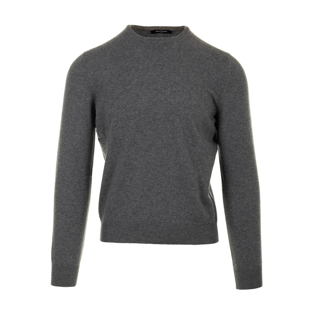 Gran Sasso Grijze Sweater Paricollo Gray Heren