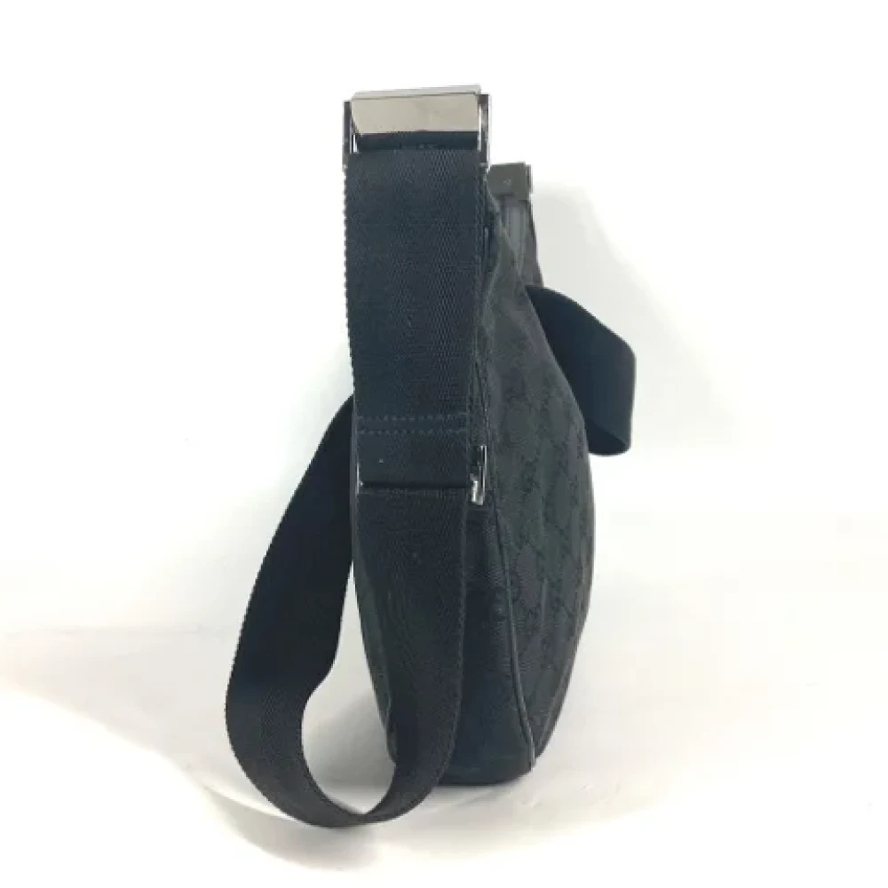 Gucci Vintage Pre-owned Canvas gucci-bags Black Heren
