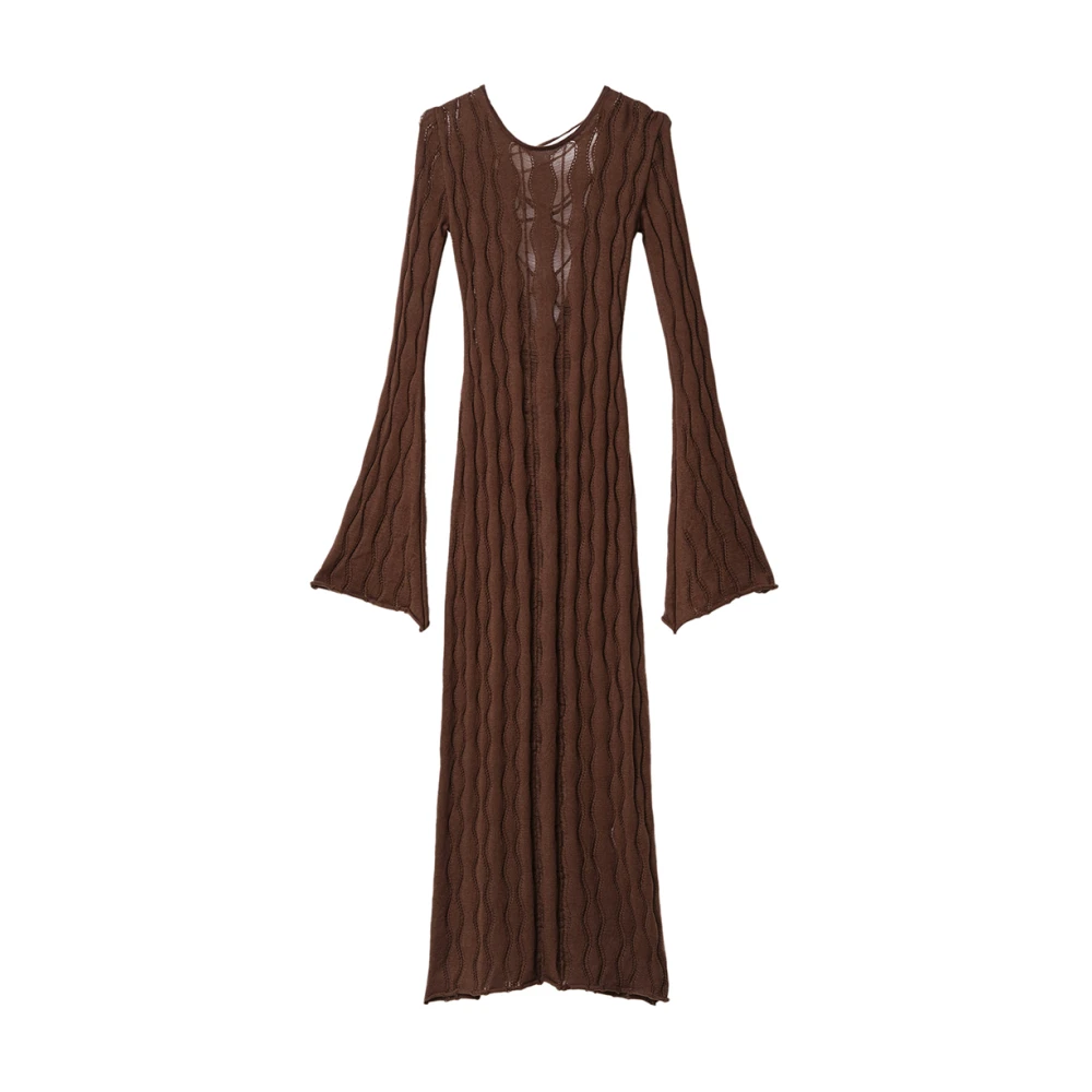 Gaëlle Paris Elegante Bruine Jurk voor Vrouwen Brown Dames