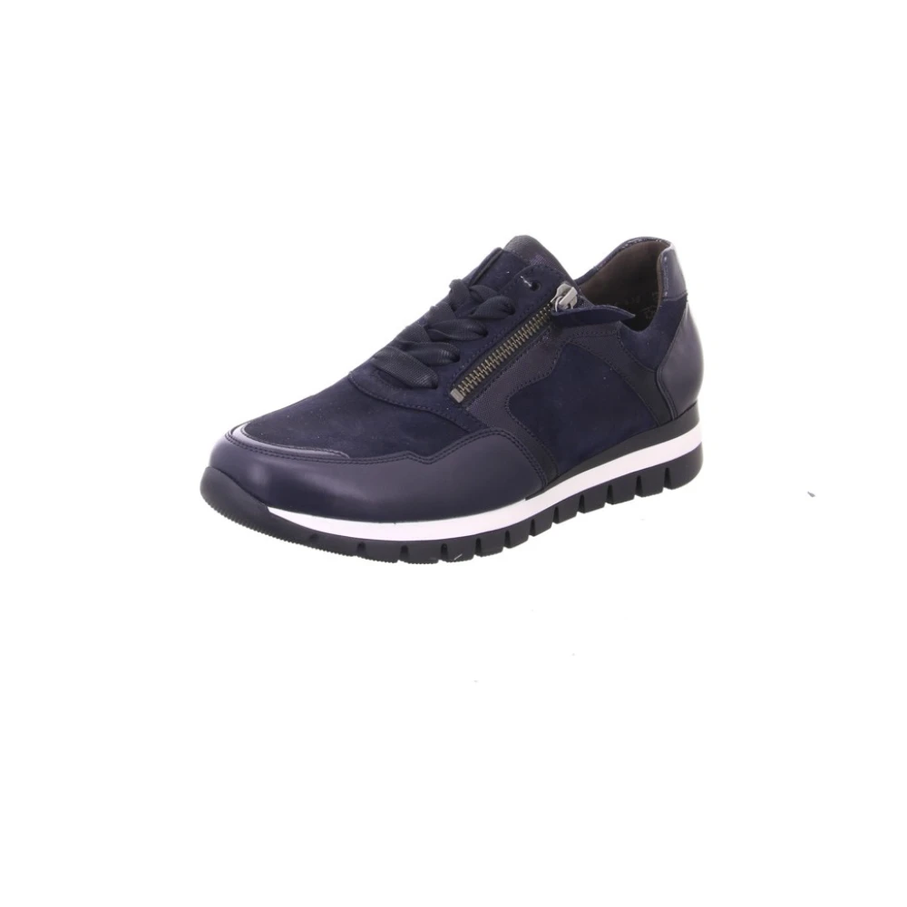 Gabor Sneaker met veters Dames Schoenen Blauw