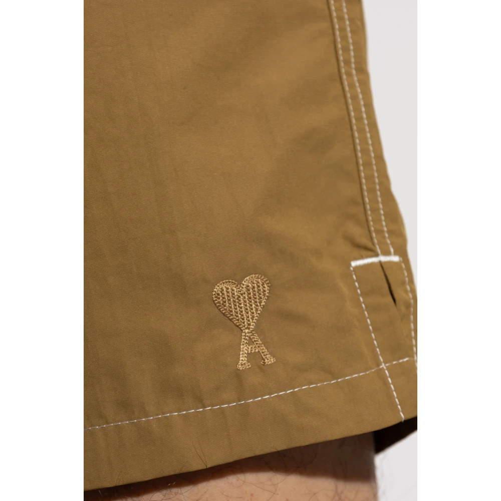 Ami Paris Zwembroek Green Heren