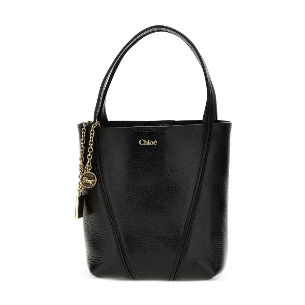 Chloé Women's Black Small Spin Tote Bag