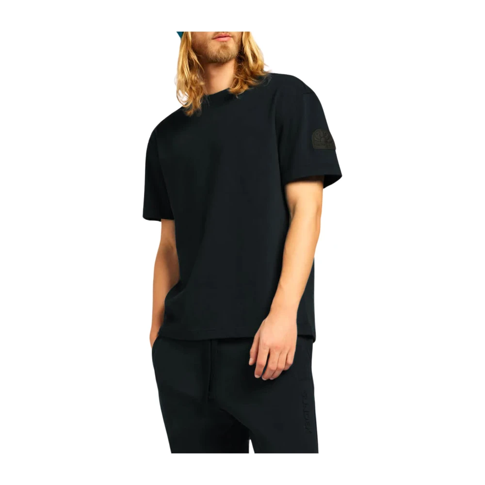 Sundek Zwart T-Shirt Patch Lycra Black Heren