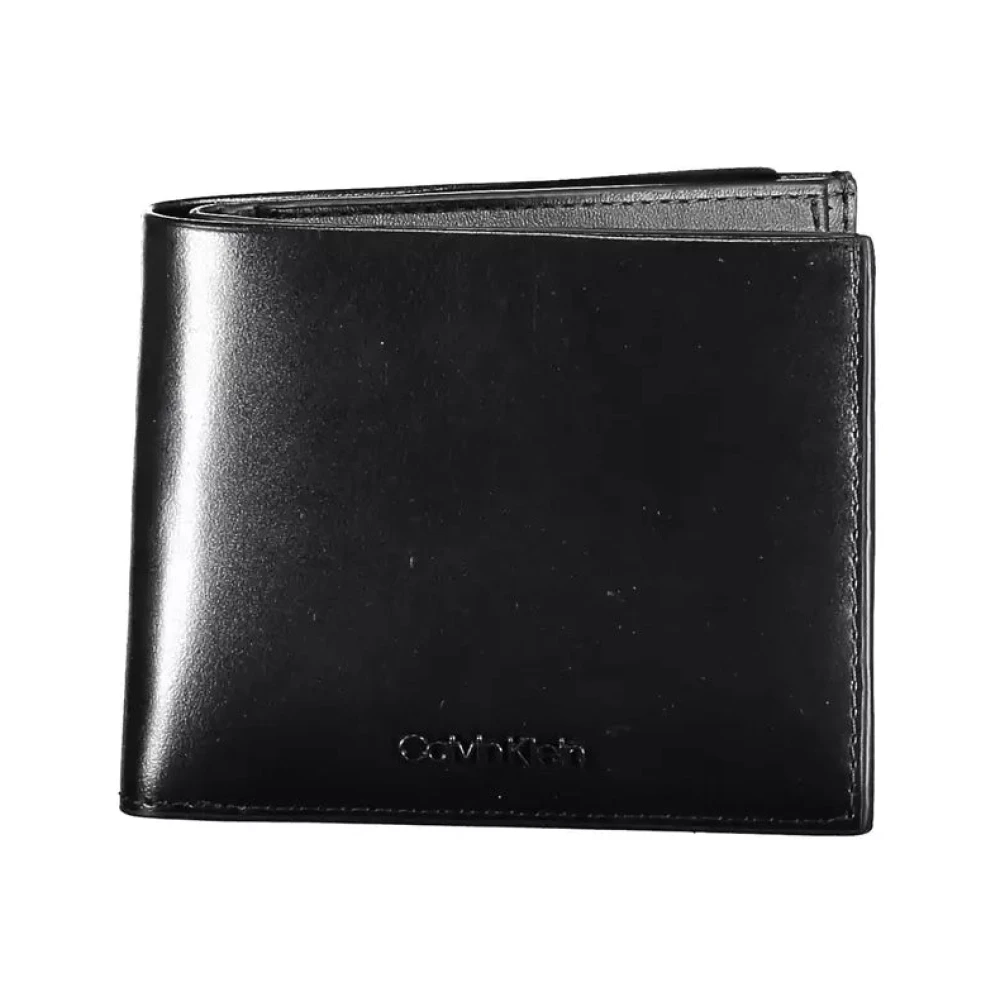 Calvin Klein Men's Black Leather Rfid-Blocking Wallet