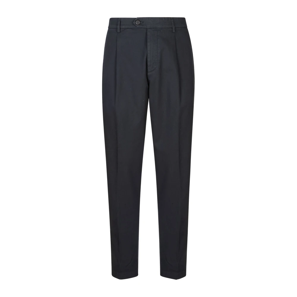 Eleventy Herr Svart Byxor W30, Bomull, Pantalone Over Pences