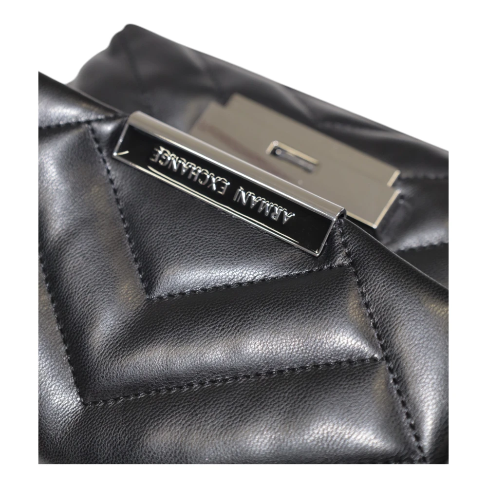 Armani Exchange Kleine Polyester Tas Collectie voor Vrouwen Black Dames