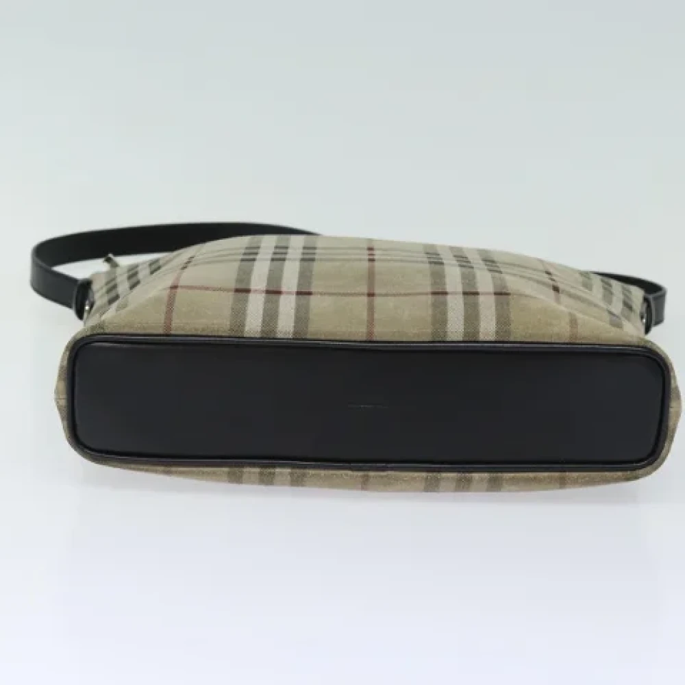 Burberry Vintage Pre-owned Suede handbags Beige Dames