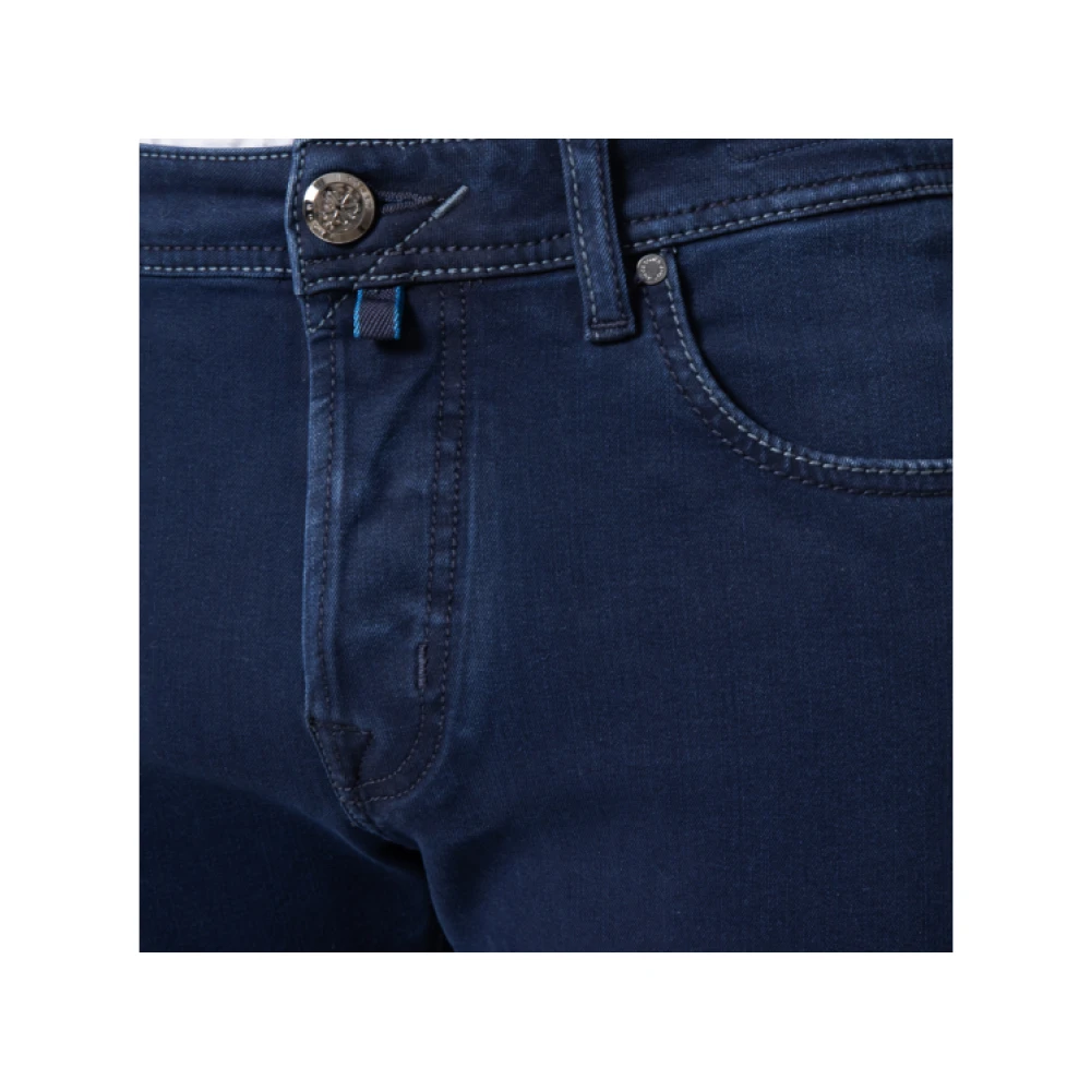 Jacob Cohën Navy Blue Bard Slim Fit Jeans Blue Heren