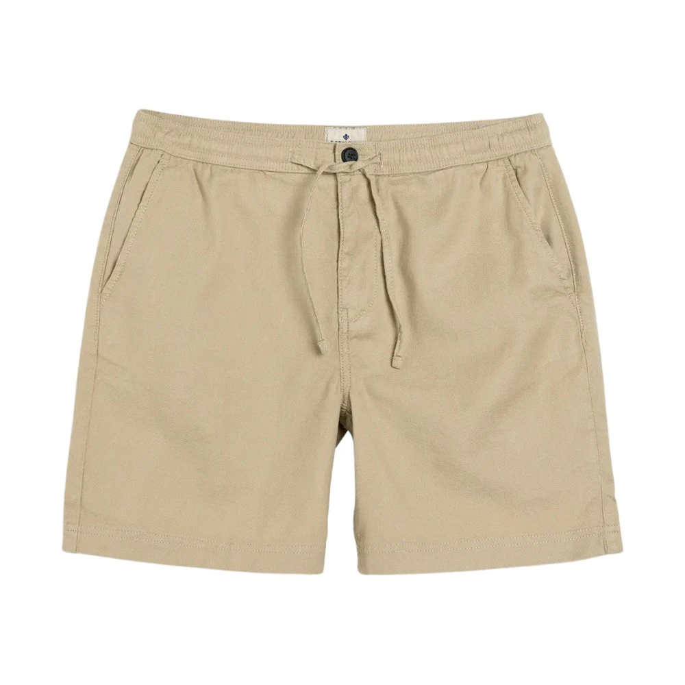 Beige Morris Stockholm Fenix Linen Shorts Shortser