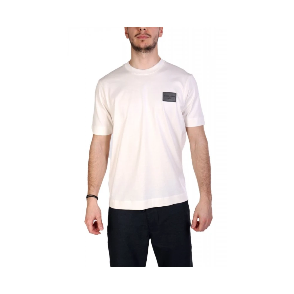 Emporio Armani Hombre Blanco Camisetas, Talla: L