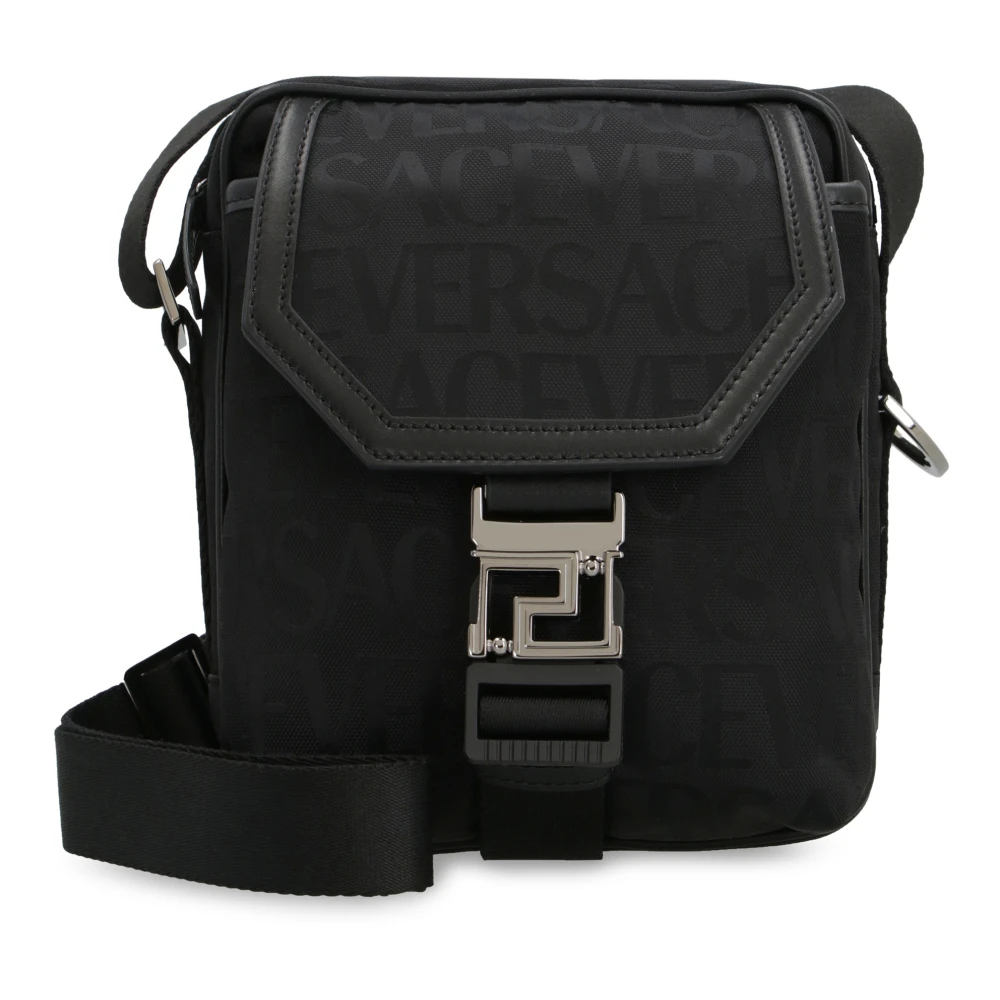 Logo Printet Canvas Messenger Bag