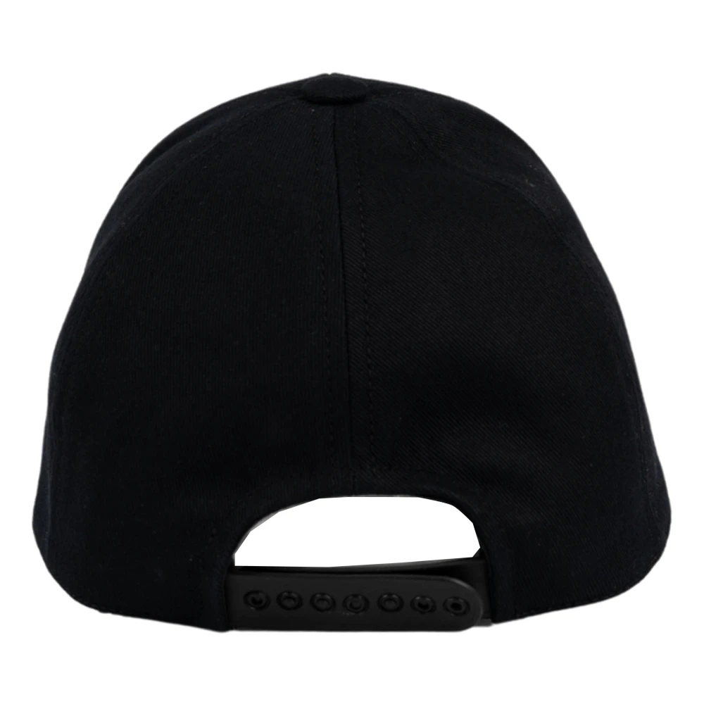Courrèges Zwarte Katoenen Signature Hoed Black Heren