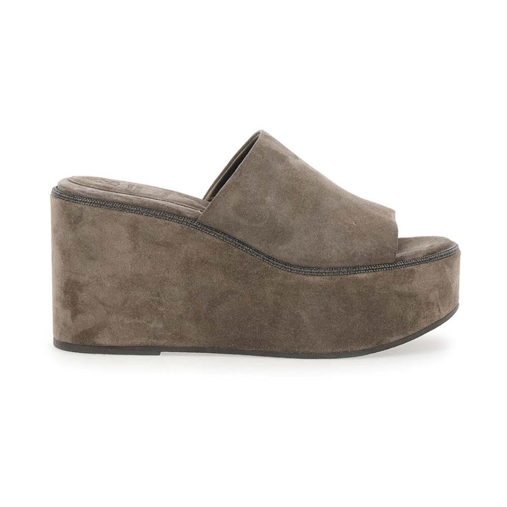 Shoes > Heels > Wedges - - Brunello Cucinelli - Modalova