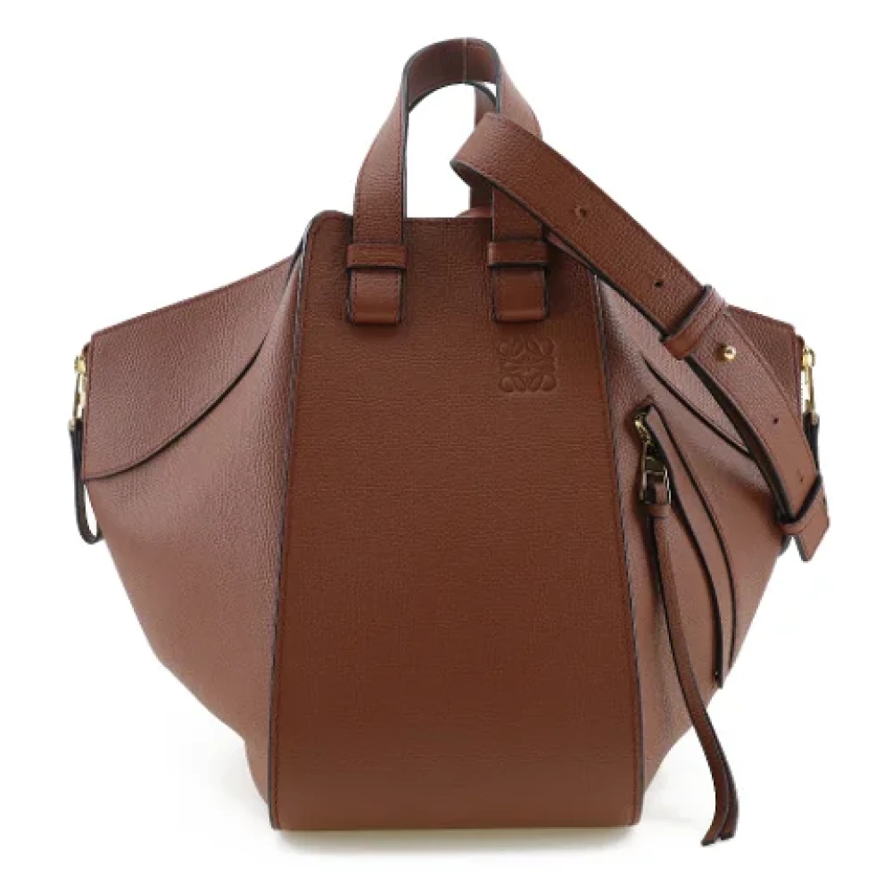 Loewe Pre-owned Leather shoulder-bags Brown Dames