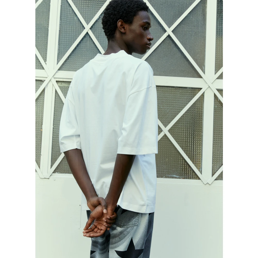 Liberal Youth Ministry Katoenen Logo Print T-Shirt White Heren