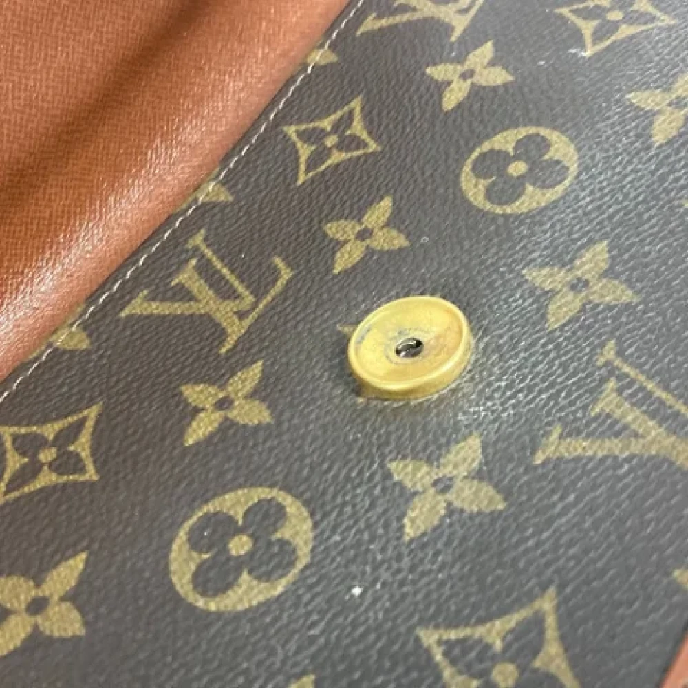 Louis Vuitton Vintage Pre-owned Cotton louis-vuitton-bags Brown Dames