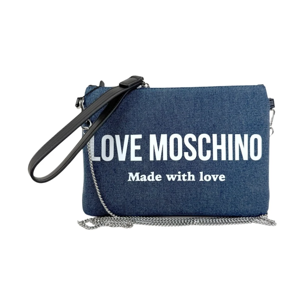 Love Moschino Damen Blau Taschen, One Sizegröße: