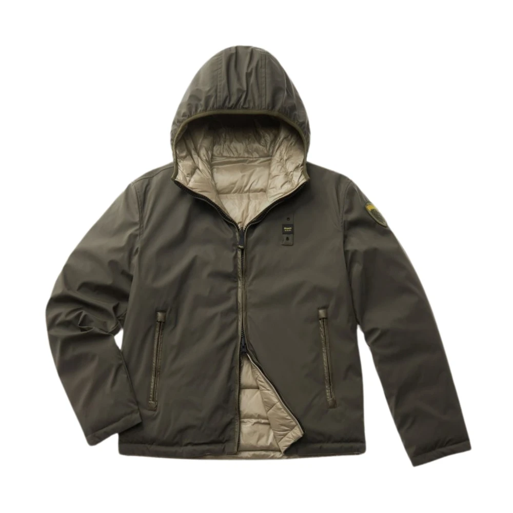 Blauer Men's Green Winter Jackets, Xl, Reversible Jacket