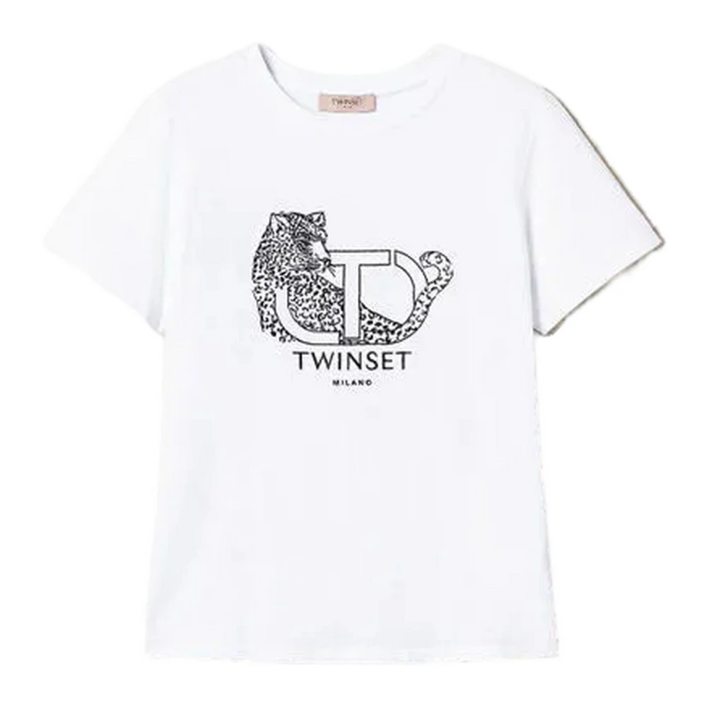 Twinset - Tops > T-Shirts - White - Twinset - Modalova