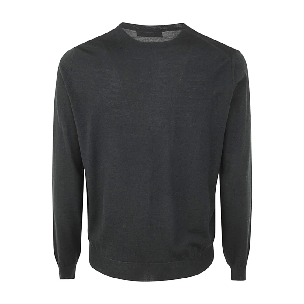Filippo De Laurentiis Groene Merino Crew Neck Sweater Green Heren