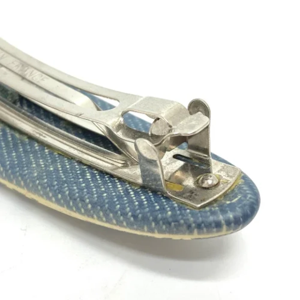 Chanel Vintage Pre-owned Plastic hair-accessories Blue Dames