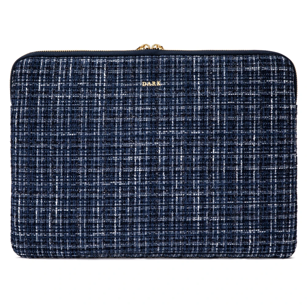 Tweed MAC Cover Navy Blue