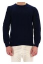 pull-en-cachemire-bleu-avec-empiecements-en-daim