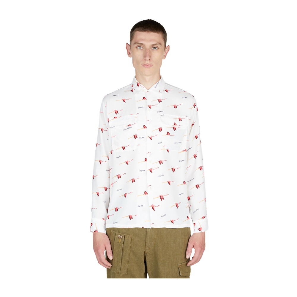 Flamingo Print Overhemd Human Made Casual Overhemden Miinto