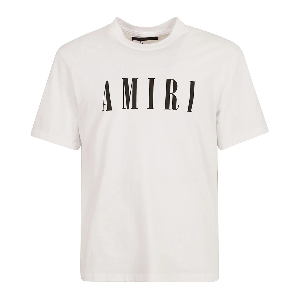 Amiri Core Logo Witte T-shirts en Polos White Heren