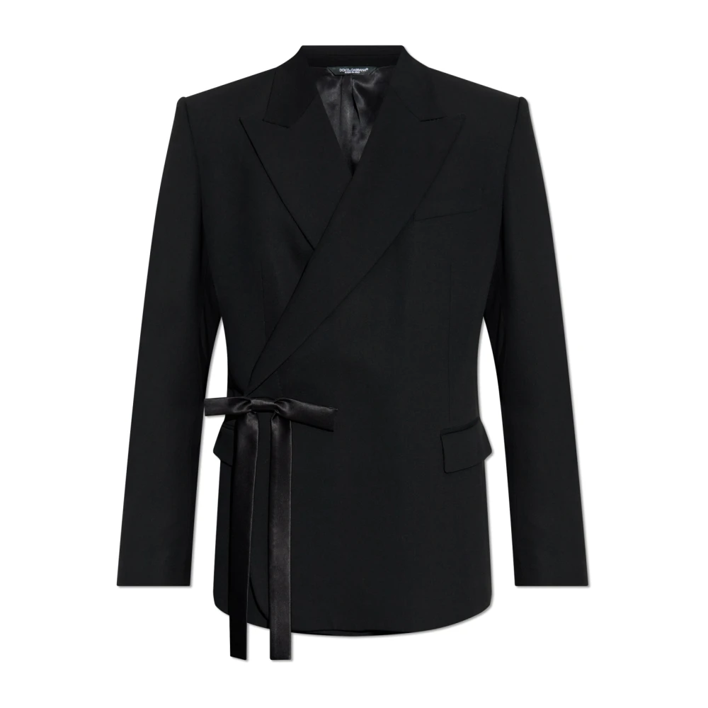 Dolce & Gabbana Herren Schwarz Jacken, K, Mgröße: