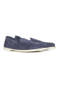 chaussures-mocassin-en-daim-bleu