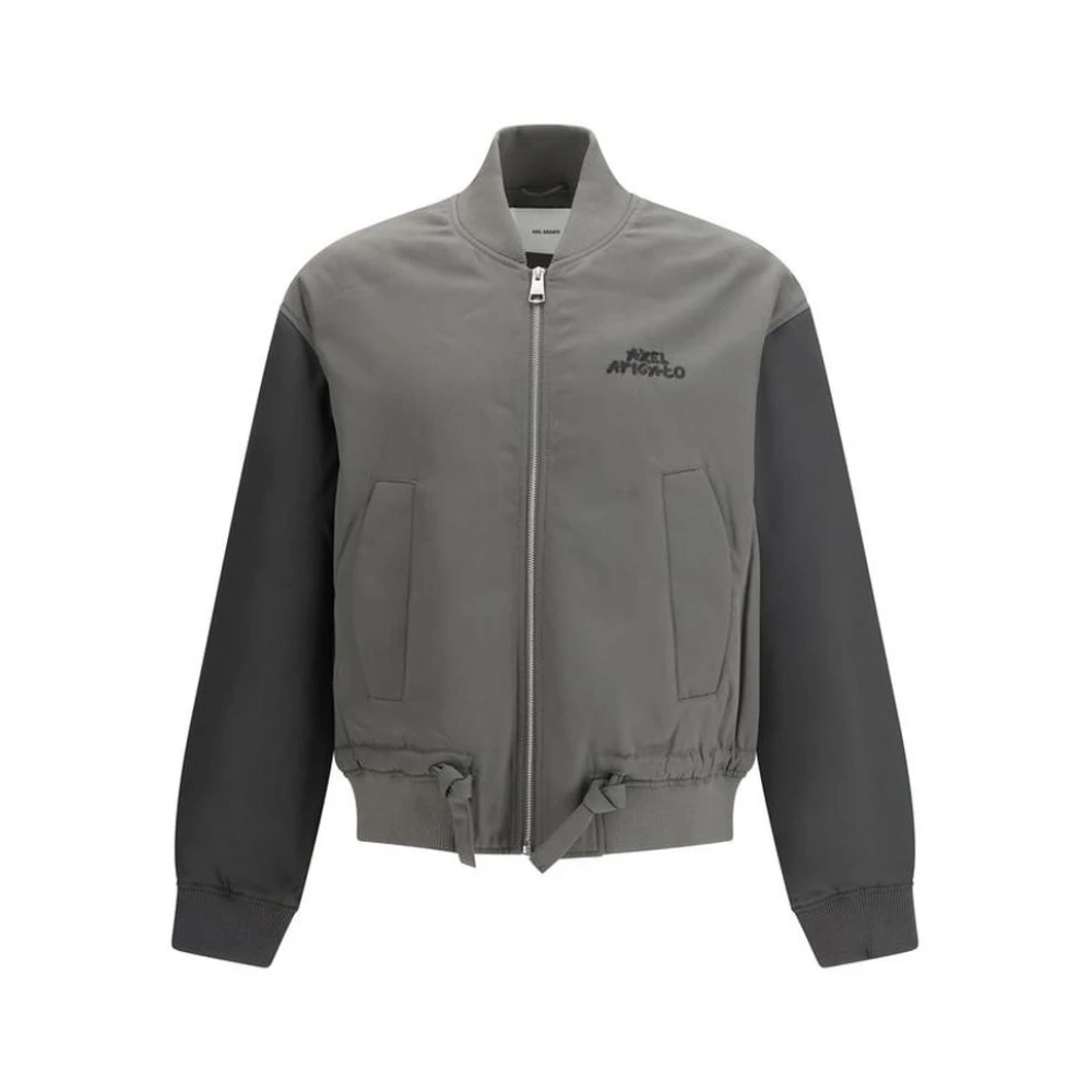 Axel Arigato Men's Gray Polyester Bomber Jacket