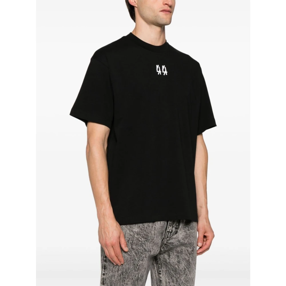 44 Label Group T-shirt met ronde hals Black Heren