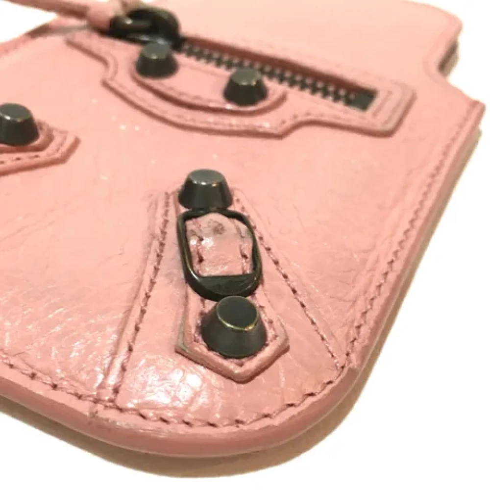 Balenciaga Vintage Pre-owned Leather home-office Pink Dames