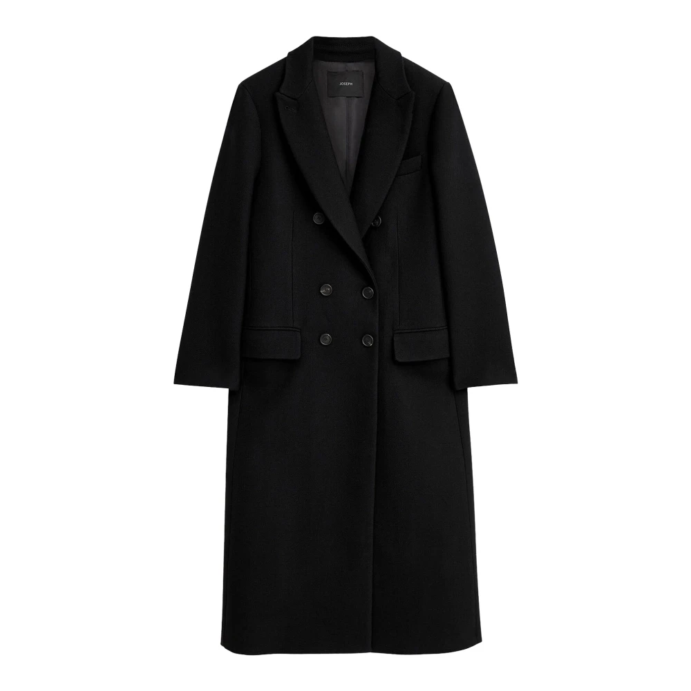 Joseph Heritage Wool Coat Black Dames